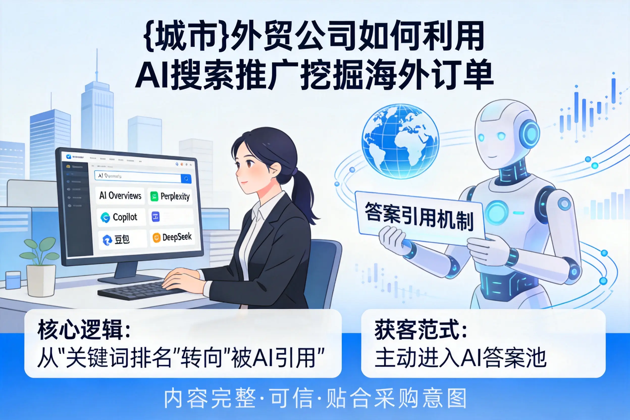 阿坝外贸公司如何利用AI搜索推广挖掘海外订单
