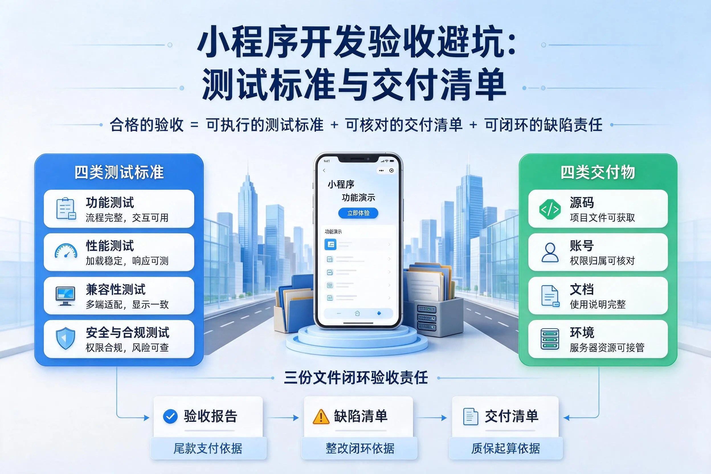 阿坝小程序开发验收避坑：测试标准与交付清单