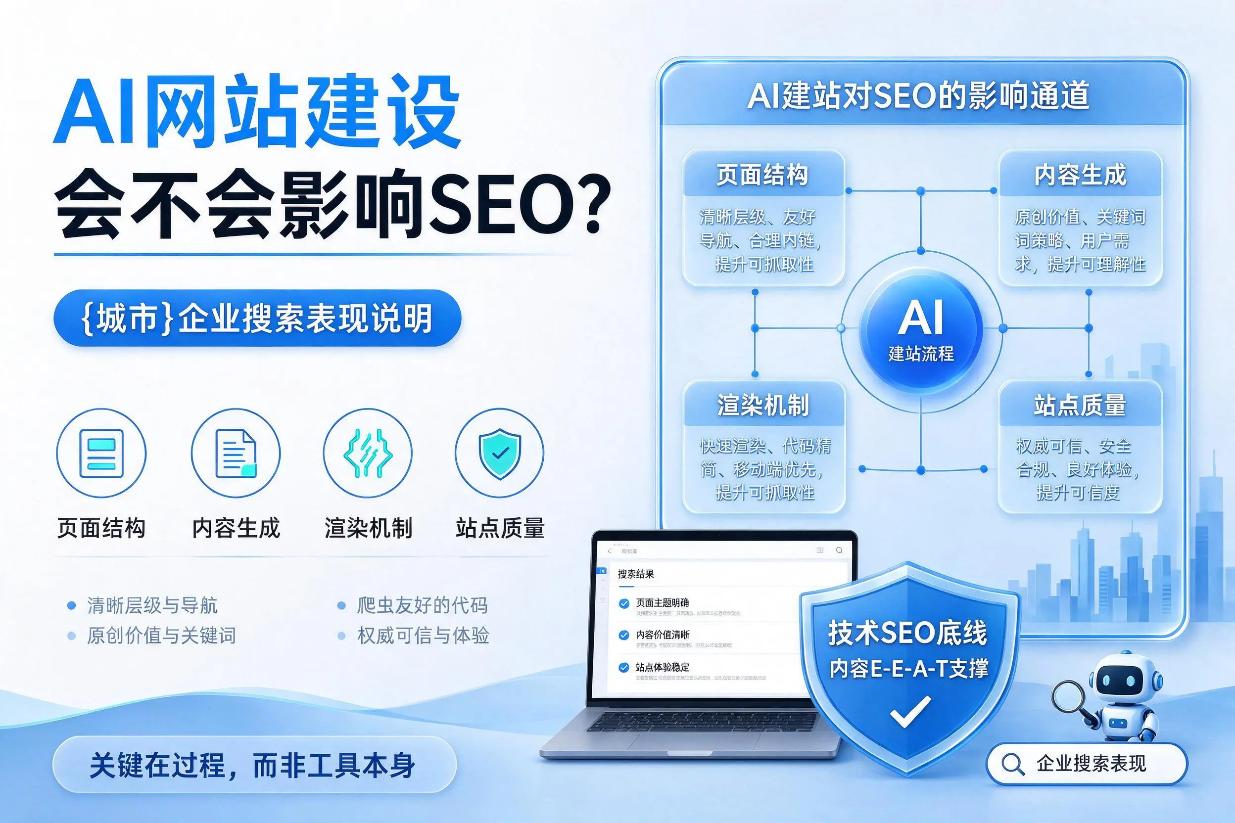 AI网站建设会不会影响SEO？阿坝企业搜索表现说明