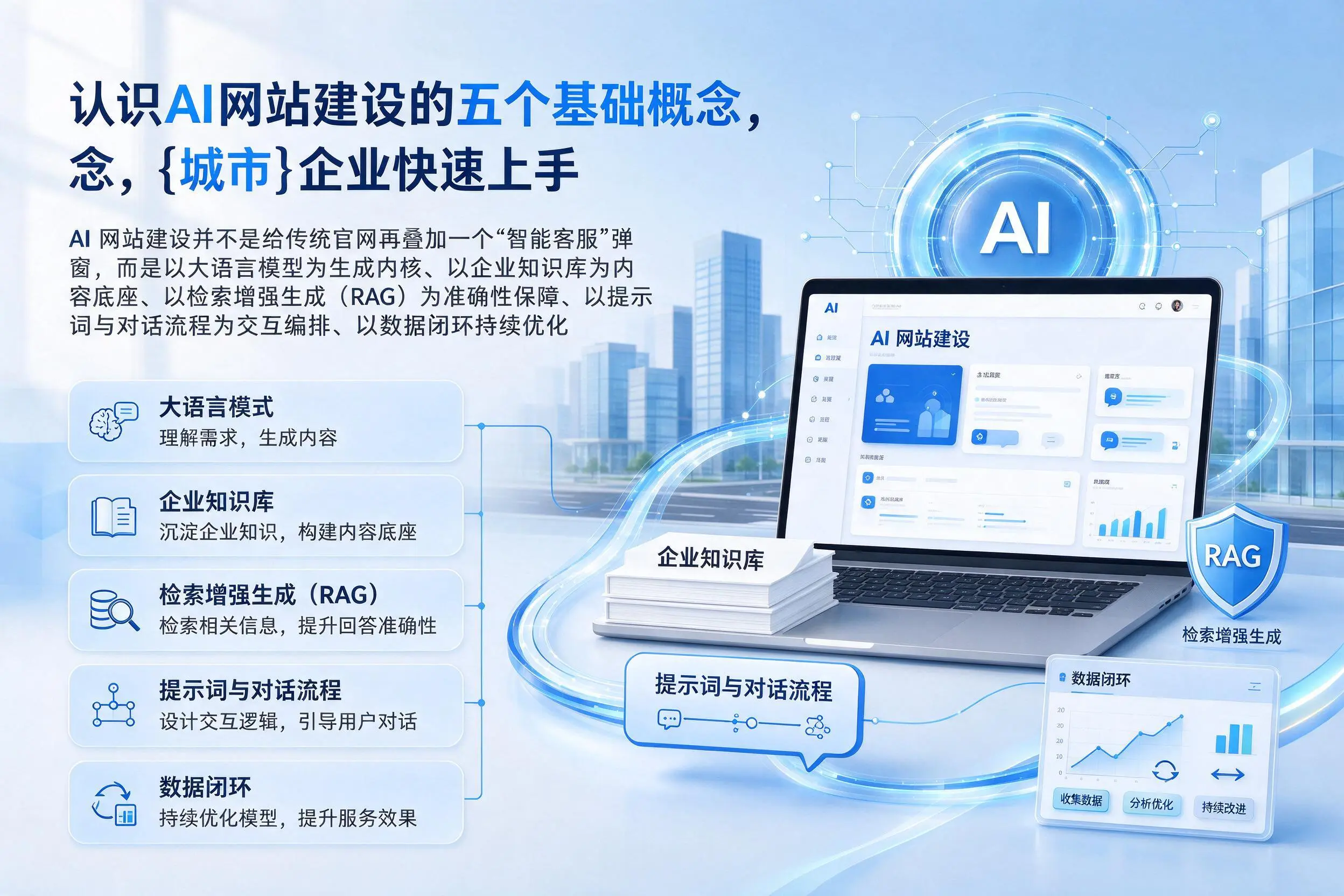 认识AI网站建设的五个基础概念，阿坝企业快速上手