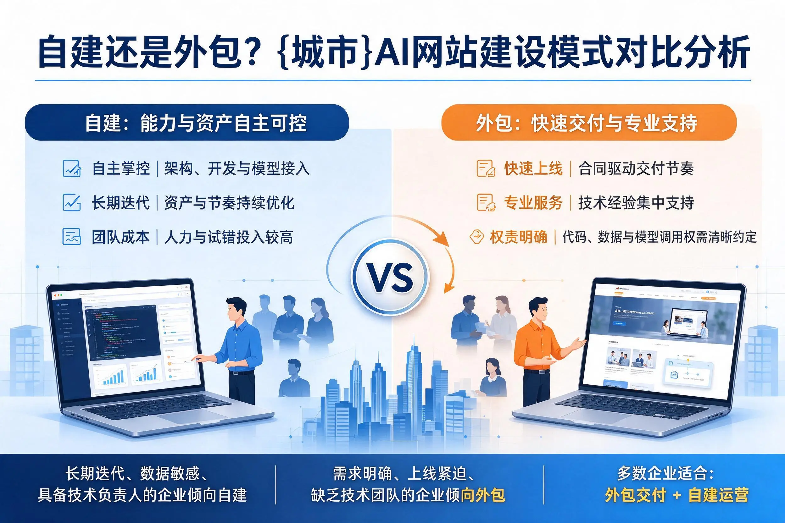 自建还是外包？阿坝AI网站建设模式对比分析